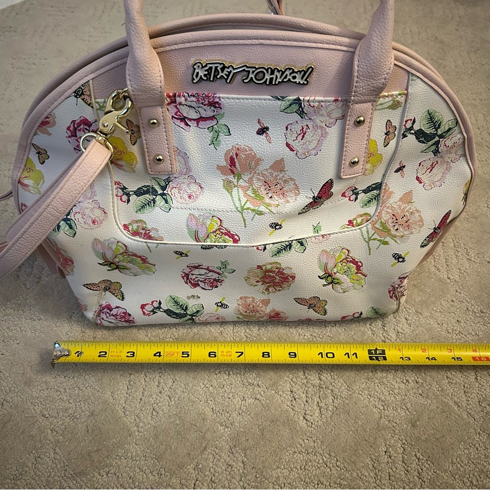 Betsey Johnson Floral Butterfly Handbag - Picture 5 of 7